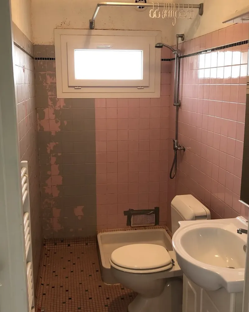 rénovation de salle de bain avant